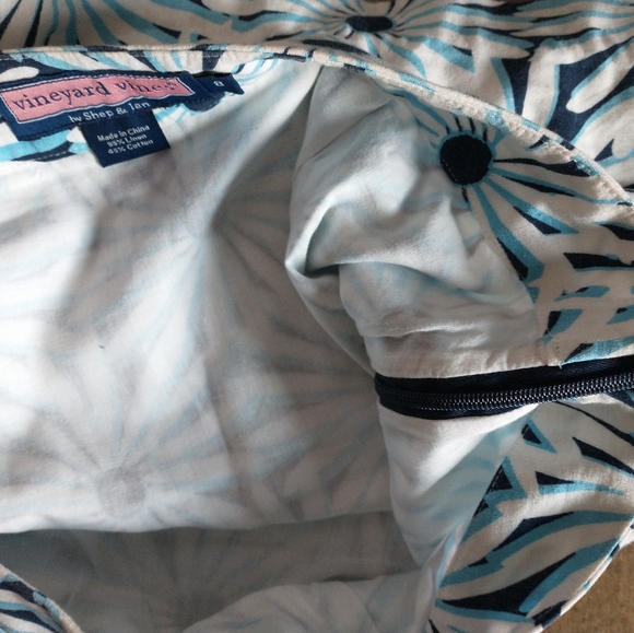 Vineyard Vines Daisy Pleated Linen Skirt - Women's Size 8 - Picture 5 of 6